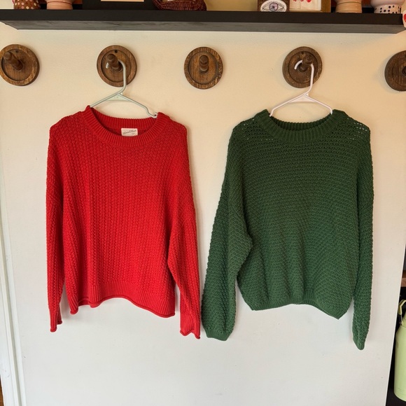Universal Thread Sweaters - Universal thread crop chunky knit sweater bundle size XXL
